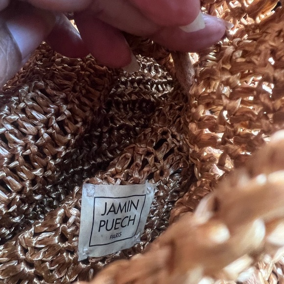 Jamin puech handbag, material is between straw and wicker, it’s a wheat … - Picture 5 of 6